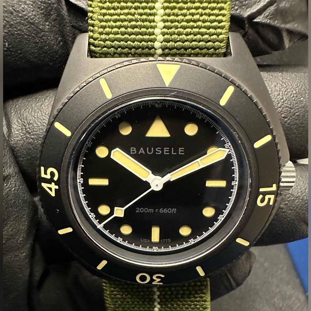 Bausele Sydney diver Tasman Black limited edition